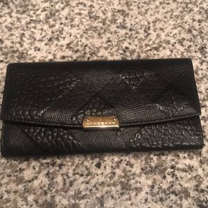 Burberry Porter Embossed Continental Wallet